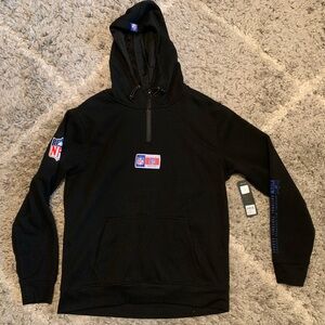Brand new with tags NFL issued hooded sweatshirt size large.    Check my closet!
